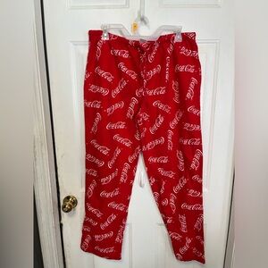 Coca Cola flannel Red lounge pants size large